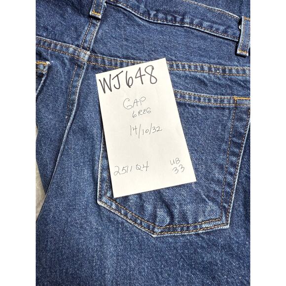 Vintage Gap Jeans Women's 6 Reg Bootcut 100% Cotton - Picture 3 of 5